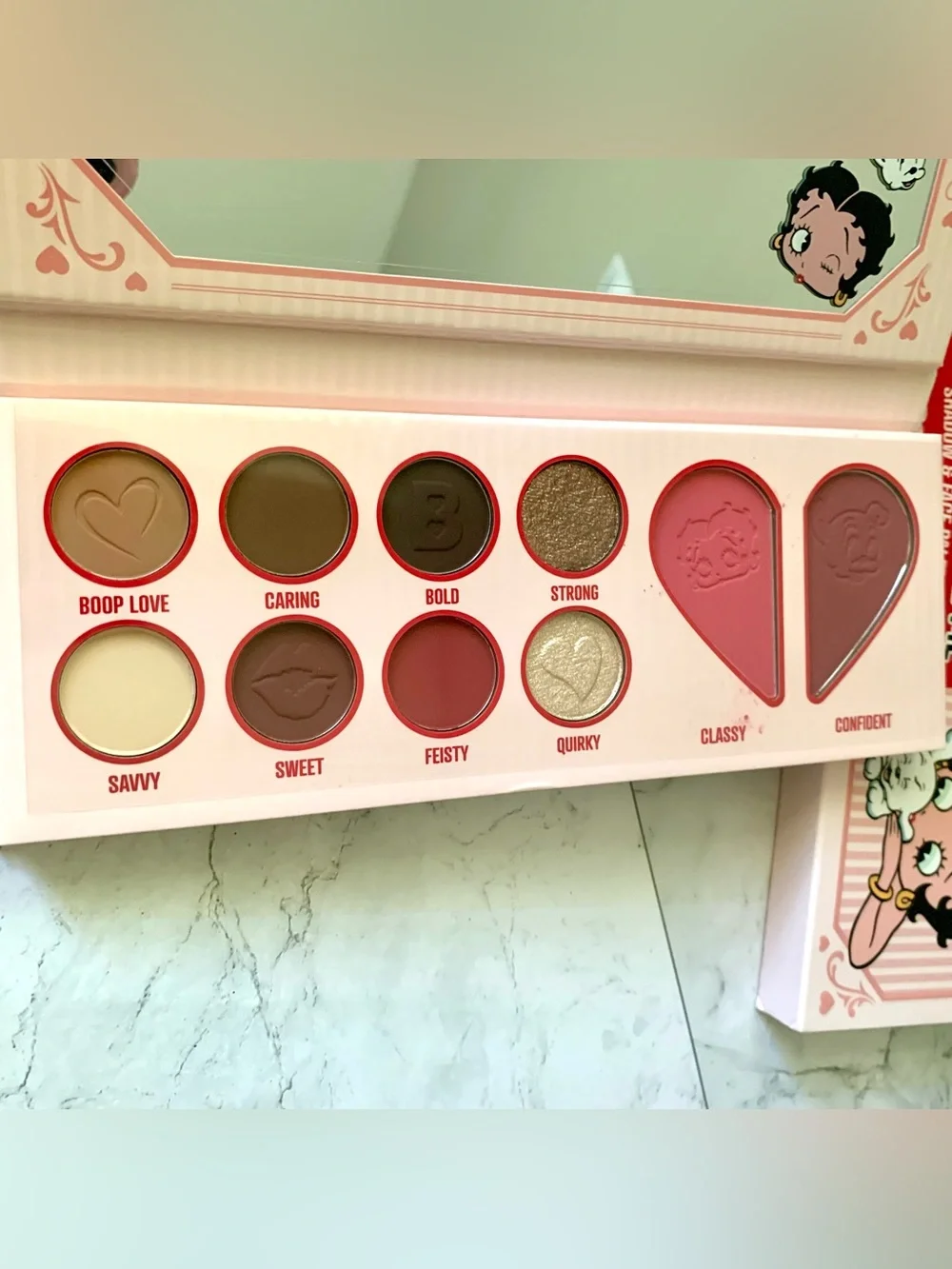 NEW Beauty Creations Betty Boop Unafraid To Be Me Shadow & Face Palette